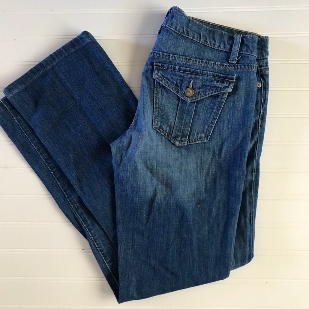 Joes Rocket BootCut Snap Button Pockets Jeans
